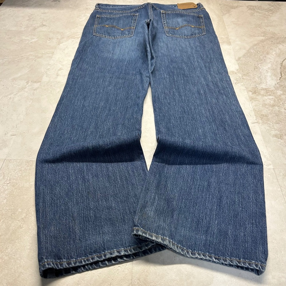 American Eagle Bootcut Jeans Medium Wash Men 33x34 Cotton Denim Classic